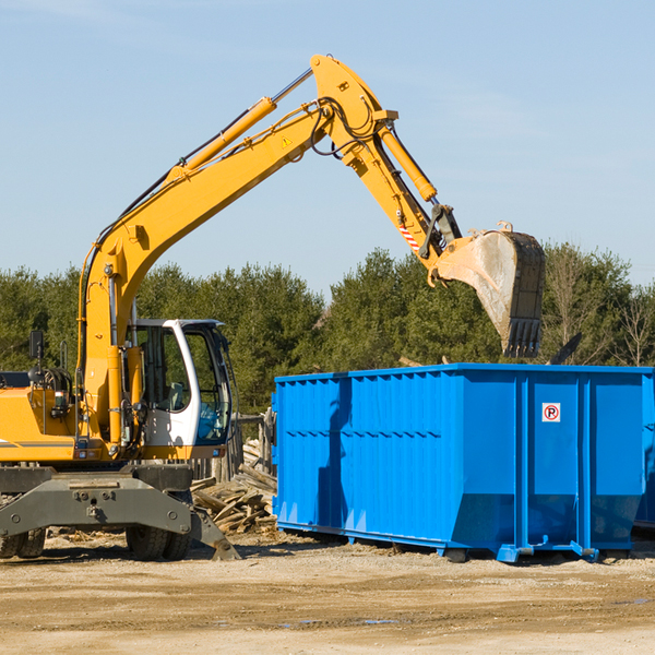 what are the rental fees for a residential dumpster in Elba